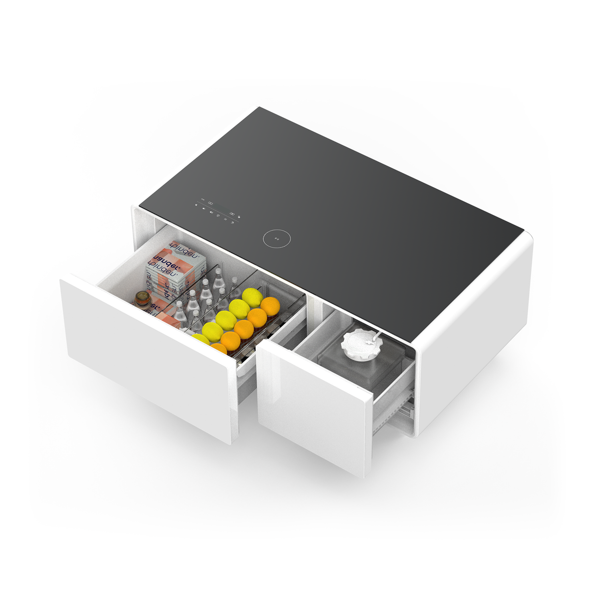 Table basse intelligente BASETAB LT90 Pro avec réfrigérateur et haut-parleurs