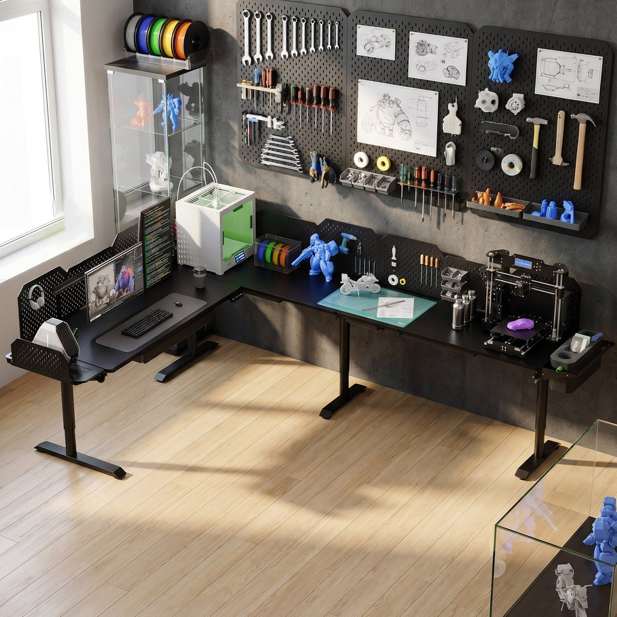 BASETAB CreatorOne Heavy-Duty Modular Standing Desk