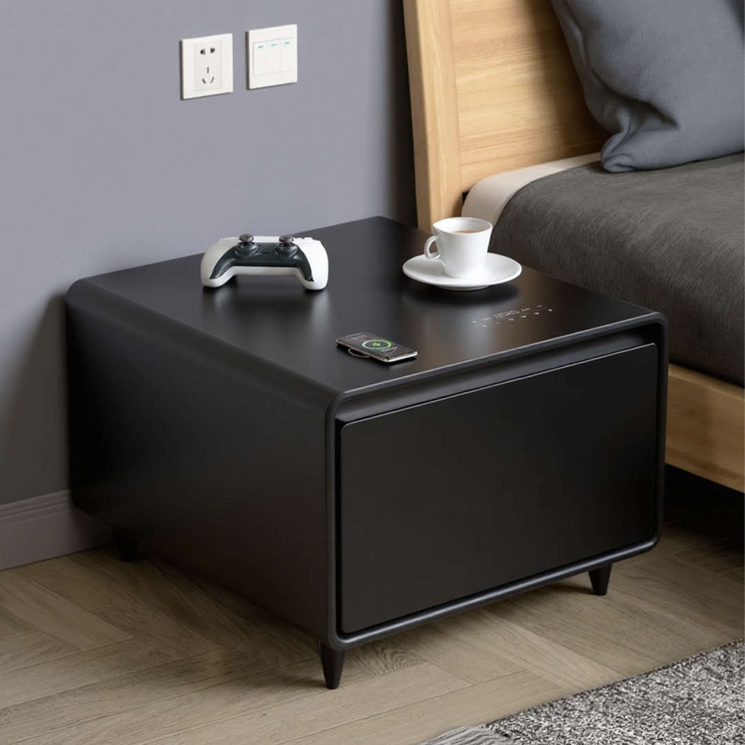Table basse connectée BASETAB LT60 avec réfrigérateur et recharge sans fil