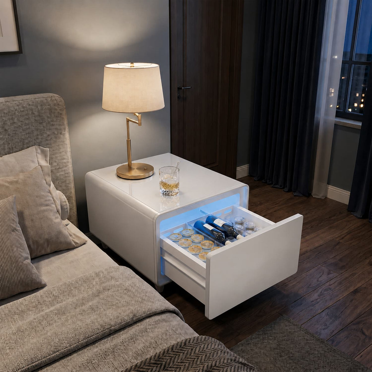 BASETAB LT60 Table basse intelligente avec réfrigérateur intégré