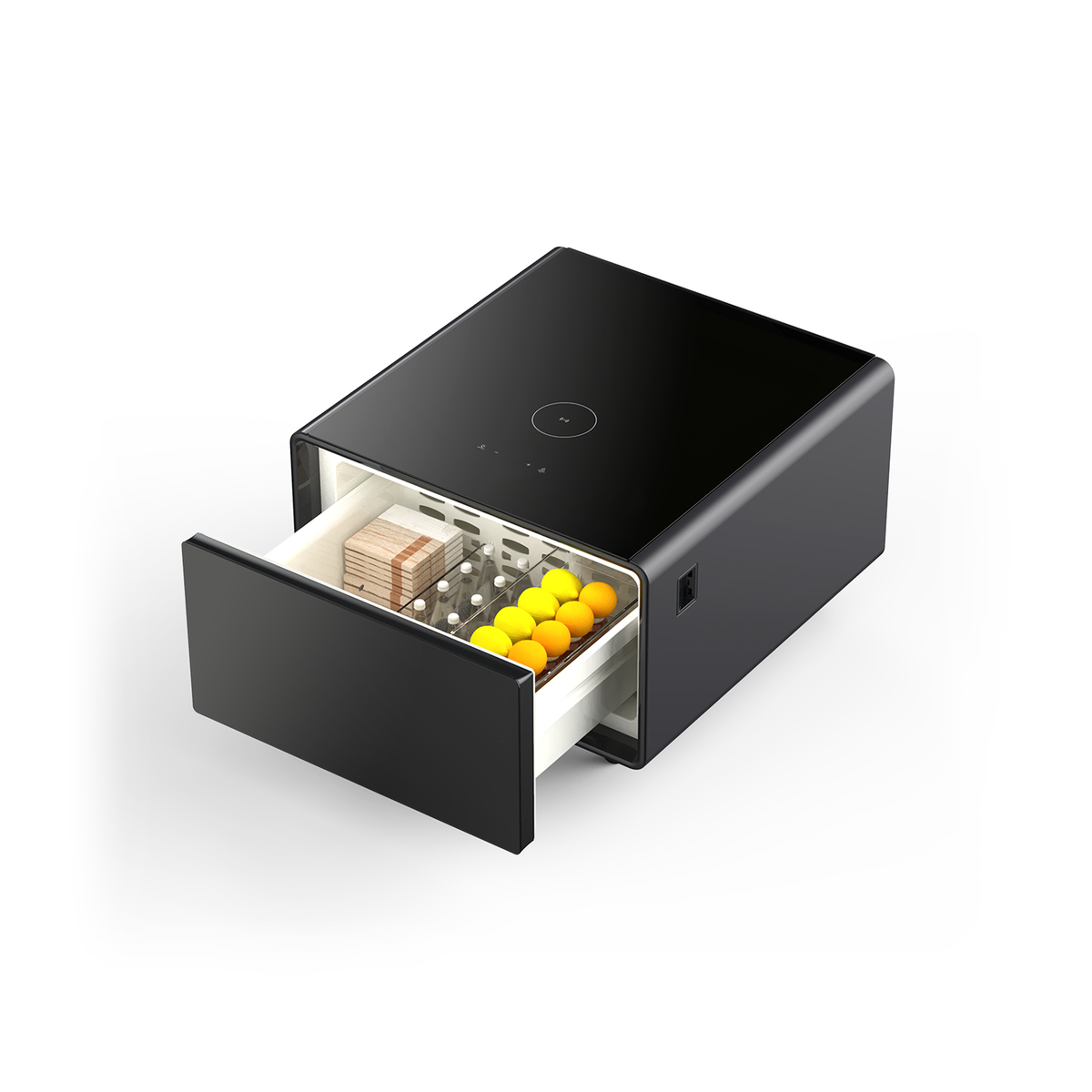Table basse connectée BASETAB LT60 avec réfrigérateur et recharge sans fil