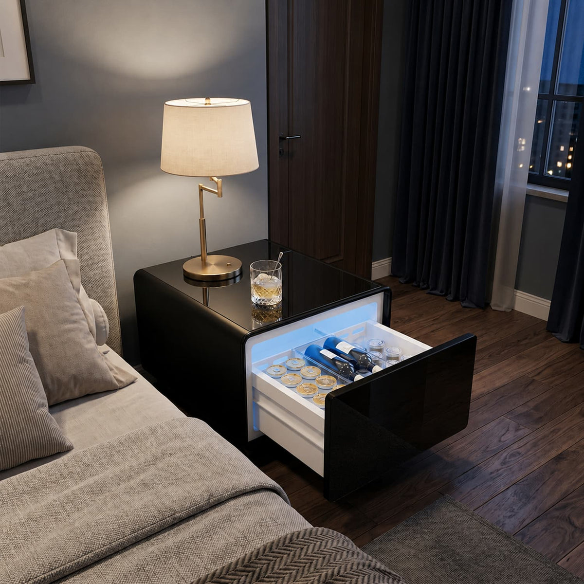 BASETAB LT60 Table basse intelligente avec réfrigérateur intégré