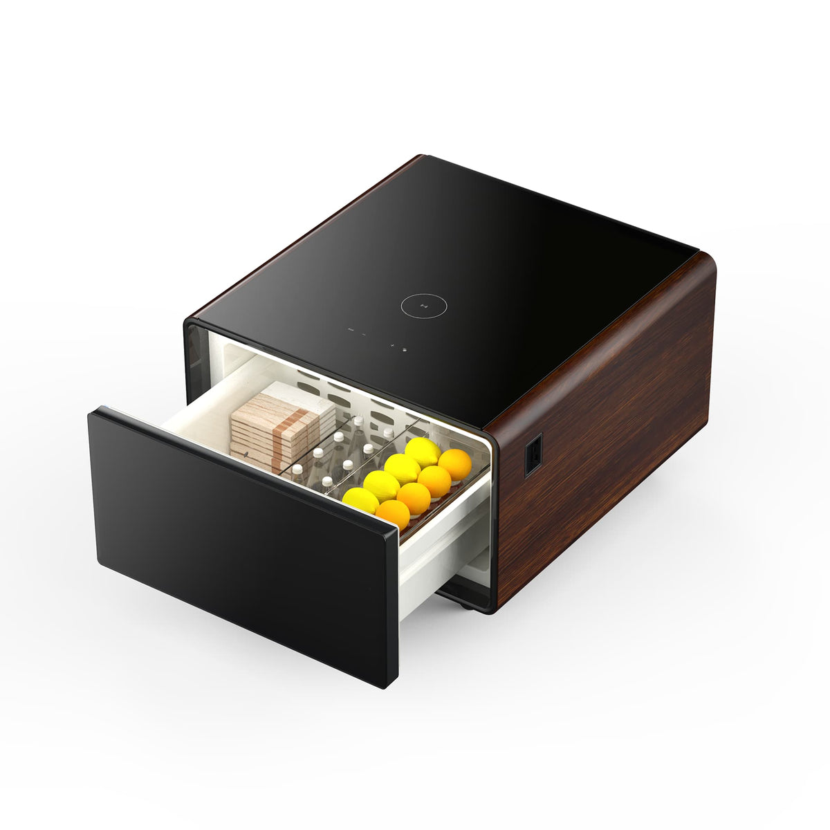Table basse connectée BASETAB LT60 avec réfrigérateur et recharge sans fil