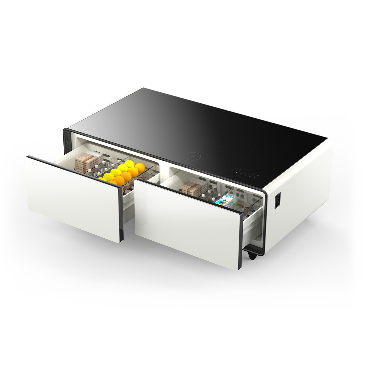 Table basse intelligente BASETAB LT135 avec réfrigérateur et haut-parleurs