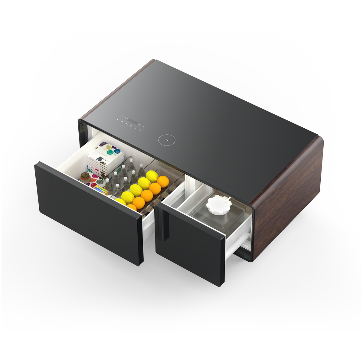 Table basse intelligente BASETAB LT90 Pro avec réfrigérateur et haut-parleurs